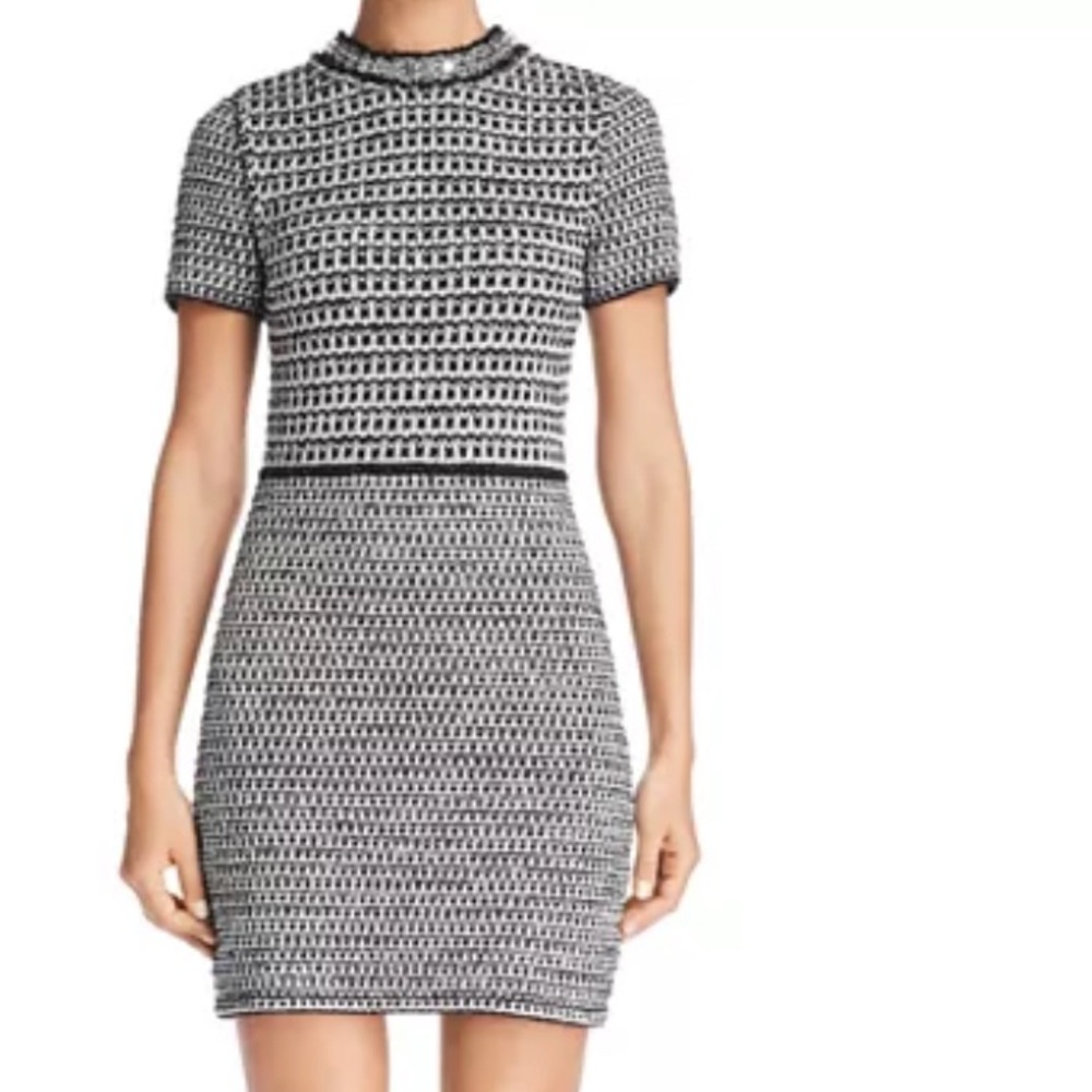 Tory Burch Embellished Tweed dress. Size medium GUC - Picture 4 of 11